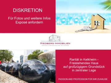 Rarität in Kelkheim – Freistehendes Haus auf großzügigem Hanggrundstück in zentraler Toplage, 65779 Kelkheim, Einfamilienhaus