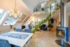 Private Oase über den Dächern Praunheims: Penthouse-Maisonette, traumhafter Dachgarten, Nidda-Auen - Wunderschöner Wohn- und Ess...