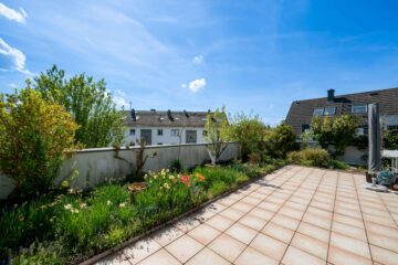 Private Oase über den Dächern Praunheims: Penthouse-Maisonette, traumhafter Dachgarten, Nidda-Auen, 60488 Frankfurt am Main, Maisonettewohnung