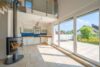 Wohnen wie im Urlaub–einzigartige Penthouse-Galerie-sonniger Dachgarten in Bestlage von Praunheim - Essbereich - Küche